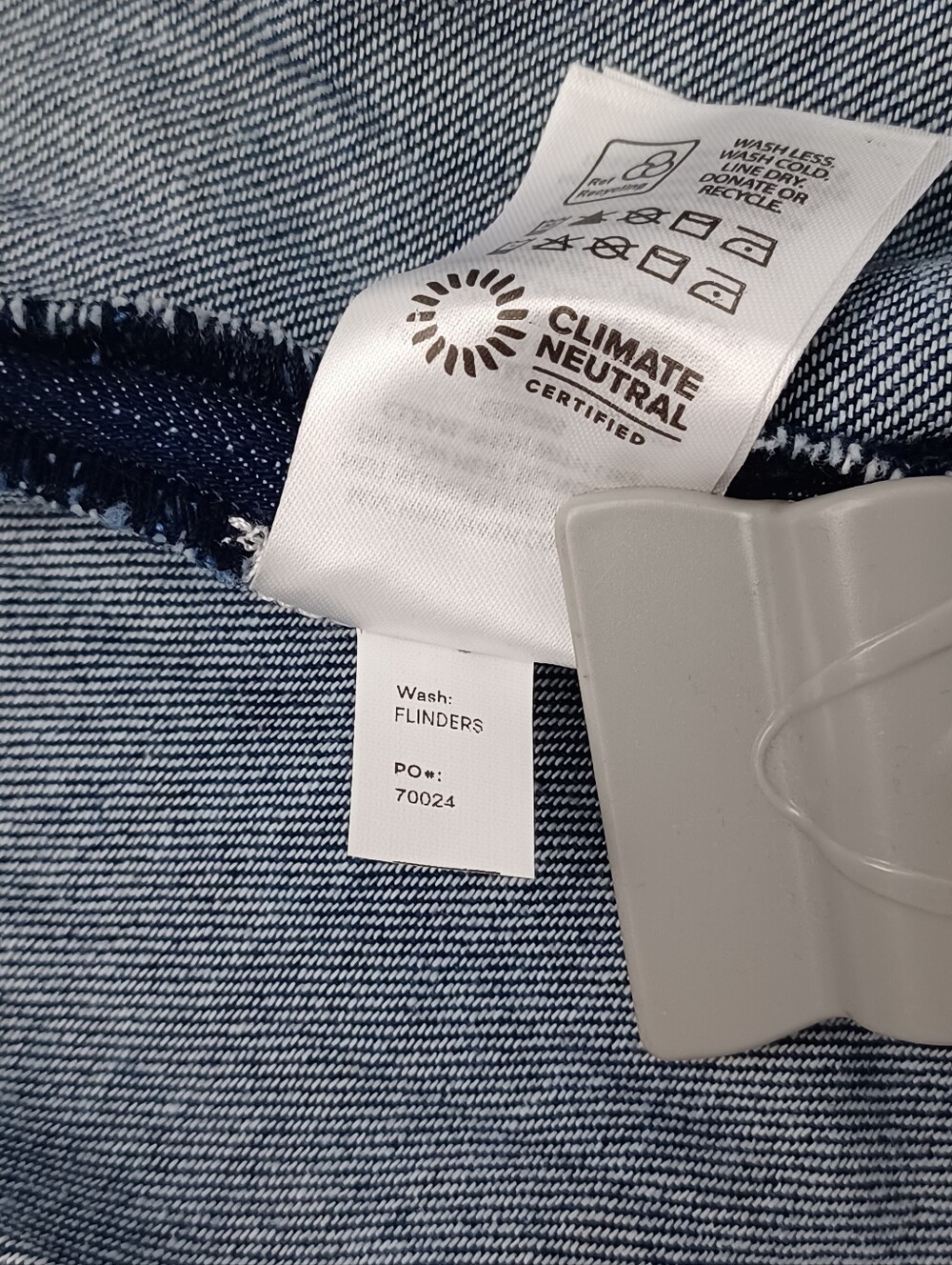 Reformation Arella Denim Mini Dress Size 6 Cotton Sleeveless Preppy In Flinders - Picture 14 of 14